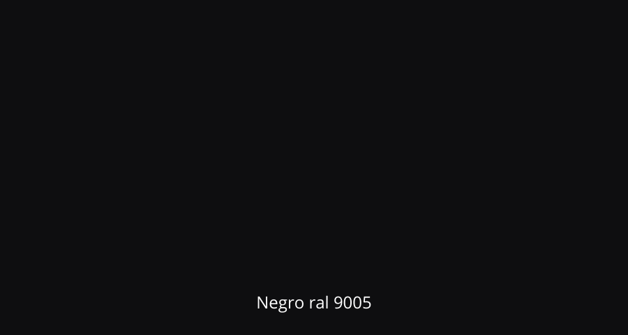 Negre ral 9005 <br>Increment 14%