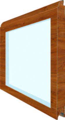 Panel Full-Vision IMC para puerta seccional de garaje