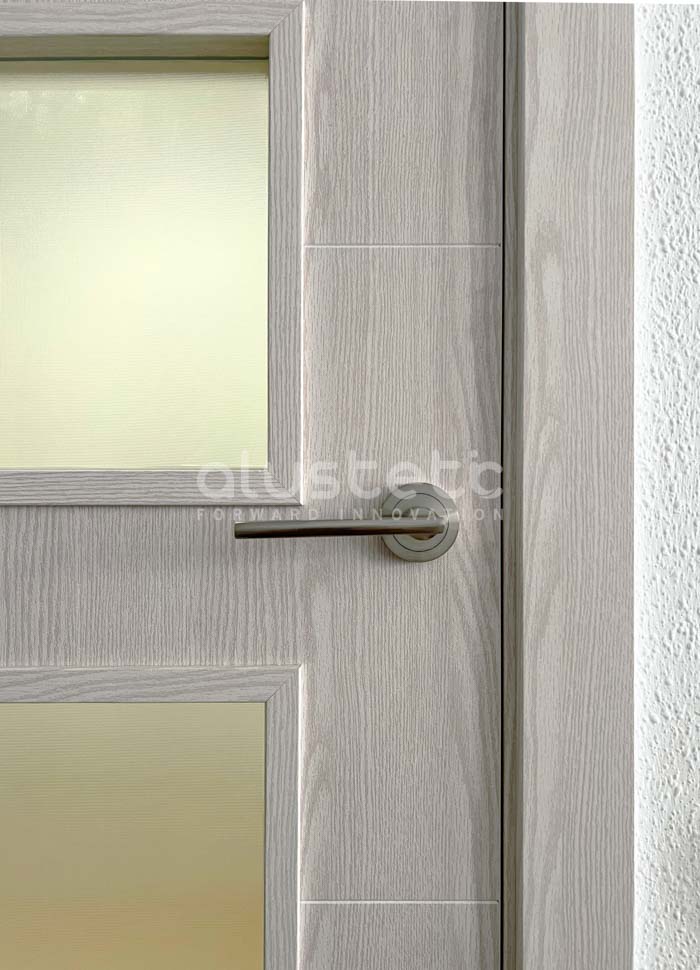 View of the renovated interior doors
